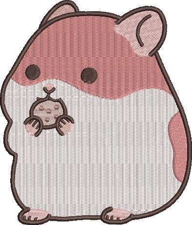 Cute Hamster With Nut Cute Hamster With Nut