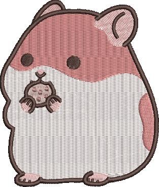 Cute Hamster With Nut Cute Hamster With Nut