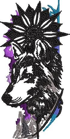 Flower Wolf Artwork