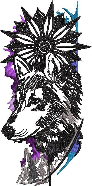 Flower Wolf Artwork