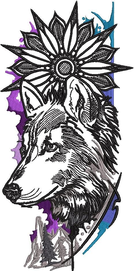 Flower Wolf Artwork