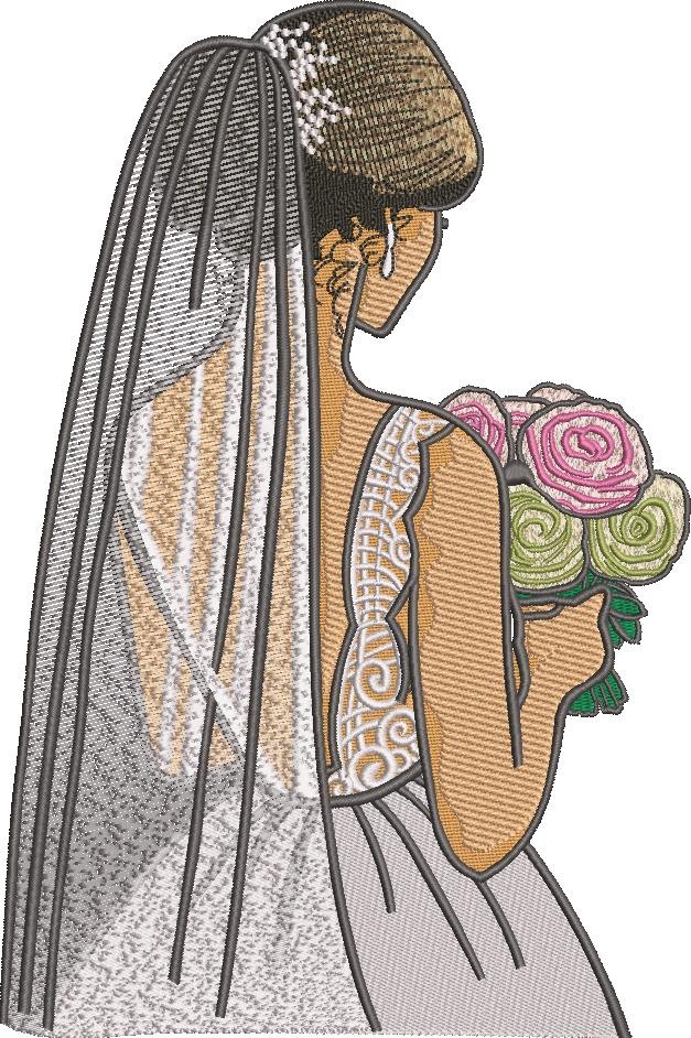 Bride Holding Bouquet