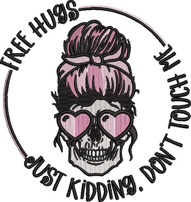 Free Hugs Girl Skull Quote Free Hugs Girl Skull Quote