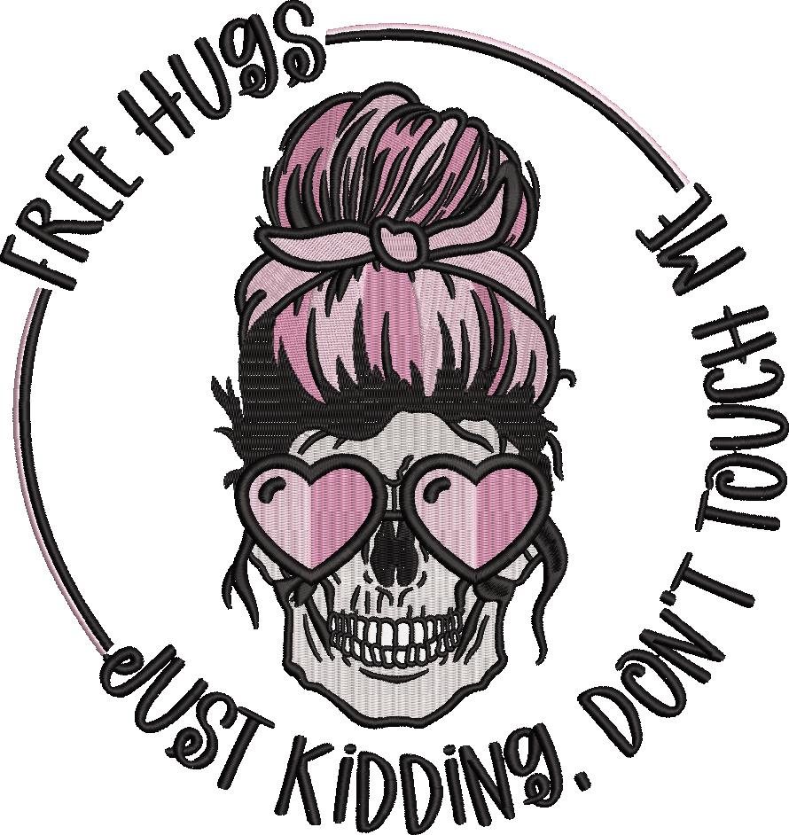Free Hugs Girl Skull Quote Free Hugs Girl Skull Quote