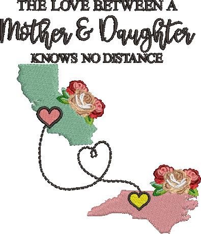 Mother and Daughter California to North Carolina Mother and Daughter California to North Carolina