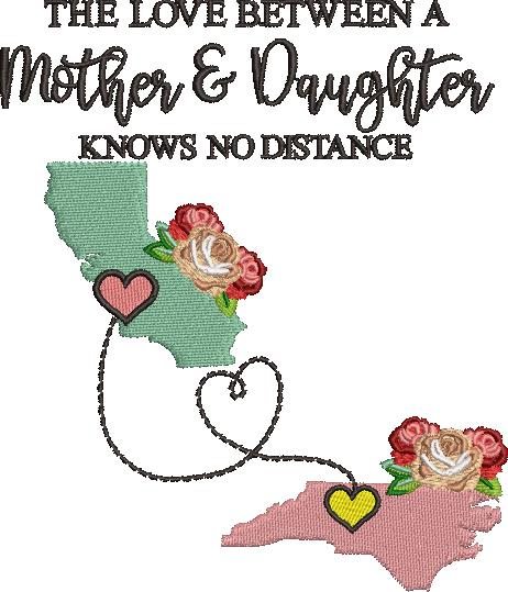 Mother and Daughter California to North Carolina Mother and Daughter California to North Carolina