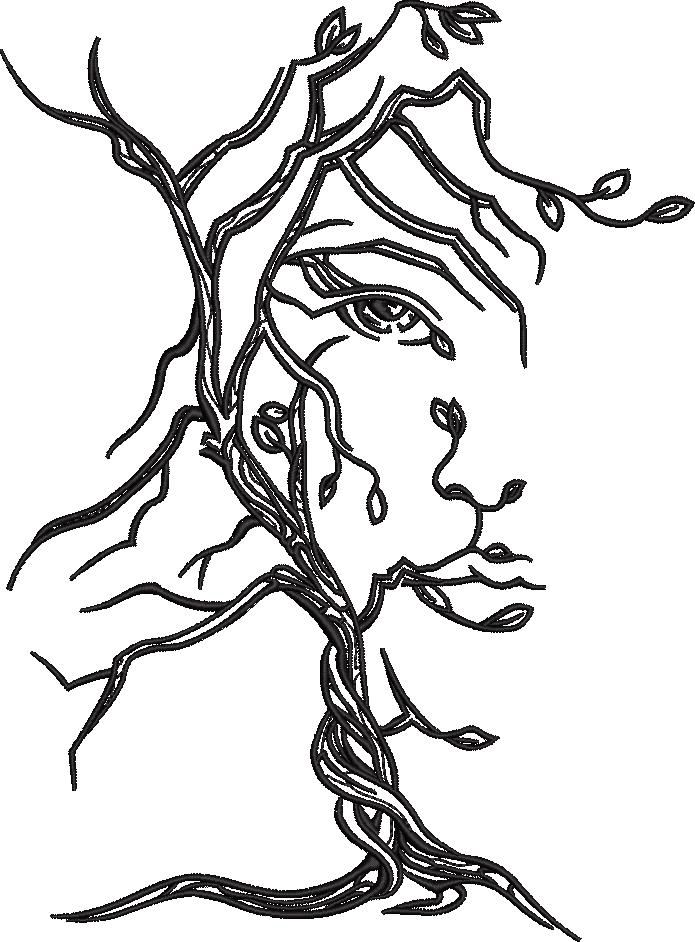 Artistic Face Tree Artistic Face Tree