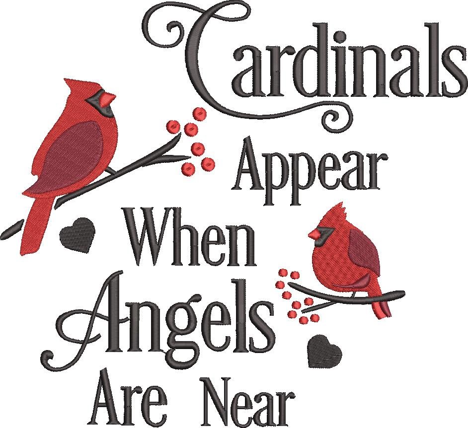 Cardinals Appear Near Angels Cardinals Appear Near Angels