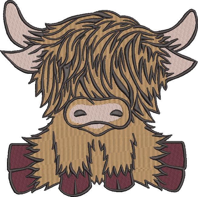 Cute Highland Calf Cute Highland Calf