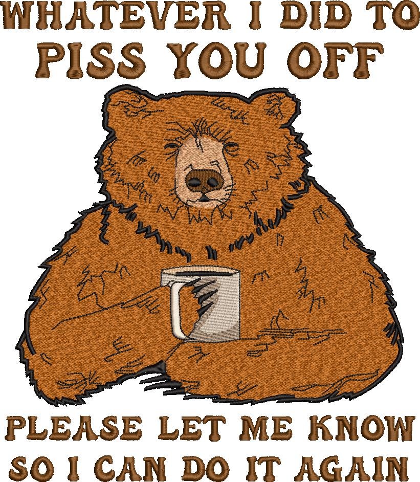 Do it Again Funny Bear Quote Do it Again Funny Bear Quote