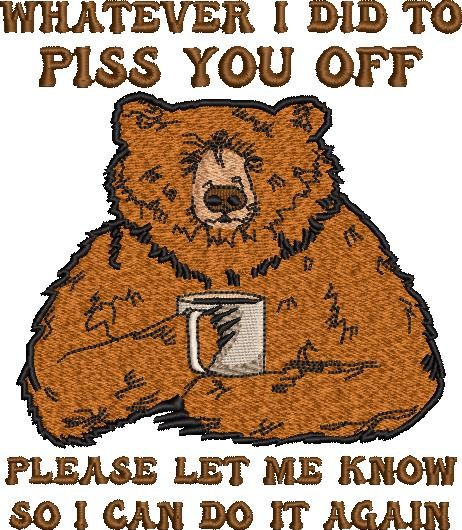 Do it Again Funny Bear Quote Do it Again Funny Bear Quote