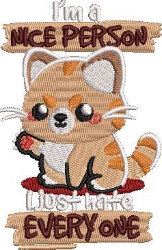 I Just Hate Everyone Funny Cat Quote I Just Hate Everyone Funny Cat Quote