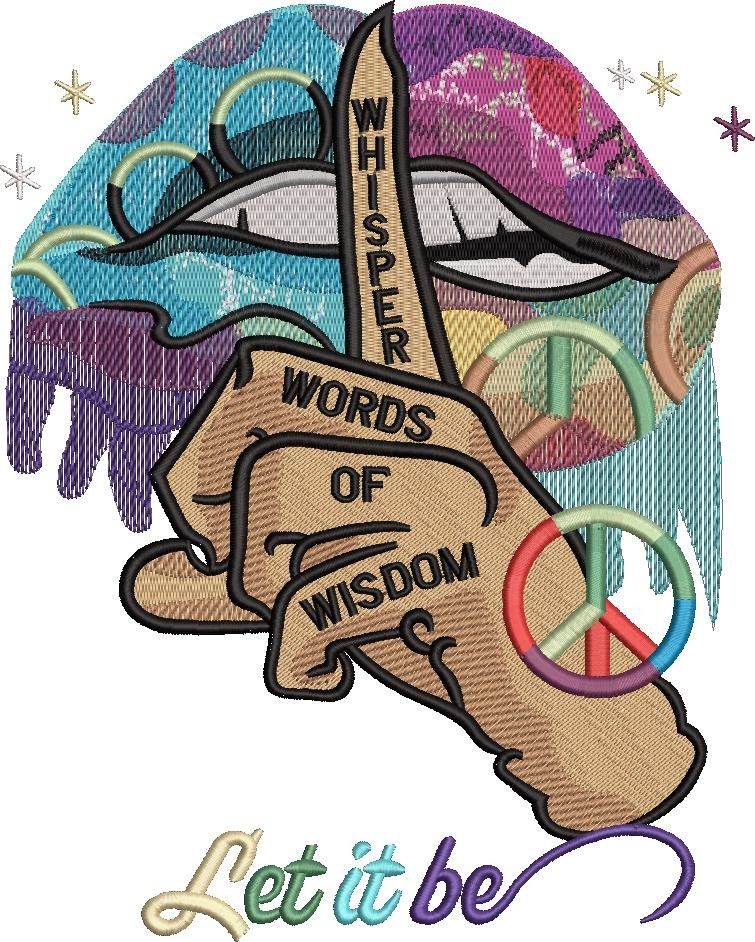 Let It Be Song Peace Design Let It Be Song Peace Design