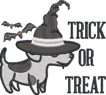 Trick or Treat Witch Dog Trick or Treat Witch Dog