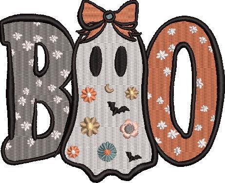 Boo Cute Halloween Word Art