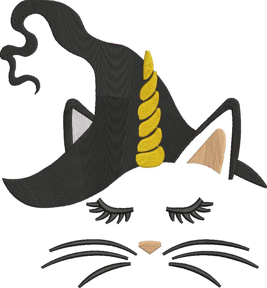 Unicorn Cat Witch Face Unicorn Cat Witch Face