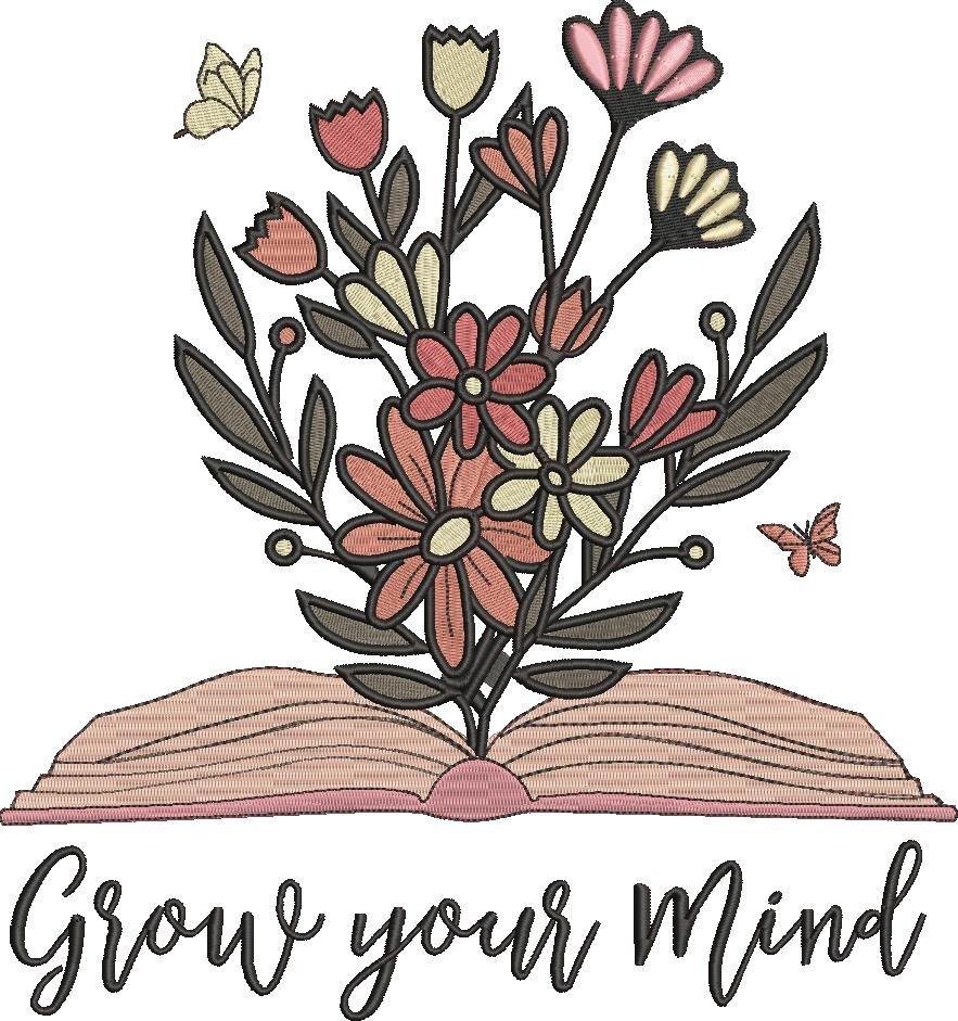 Grow your Mind Floral Book Grow your Mind Floral Book