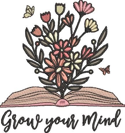 Grow your Mind Floral Book Grow your Mind Floral Book
