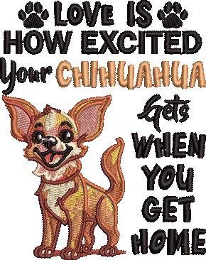Love Is Your Chihuahua Dog Love Is Your Chihuahua Dog