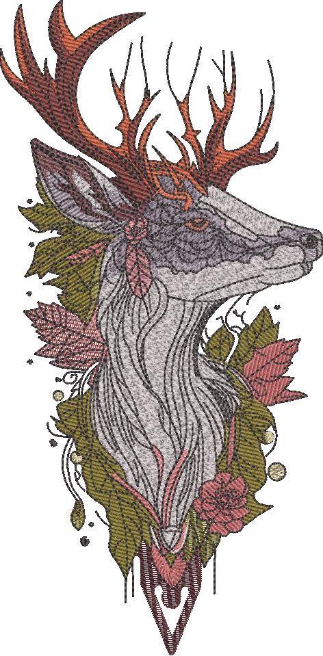 Artistic Native Deer Artistic Native Deer