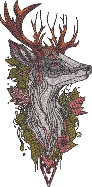 Artistic Native Deer Artistic Native Deer