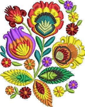 Polish Folk Flowers