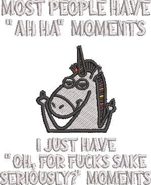 AH Ha Moments Funny Unicorn Quote AH Ha Moments Funny Unicorn Quote