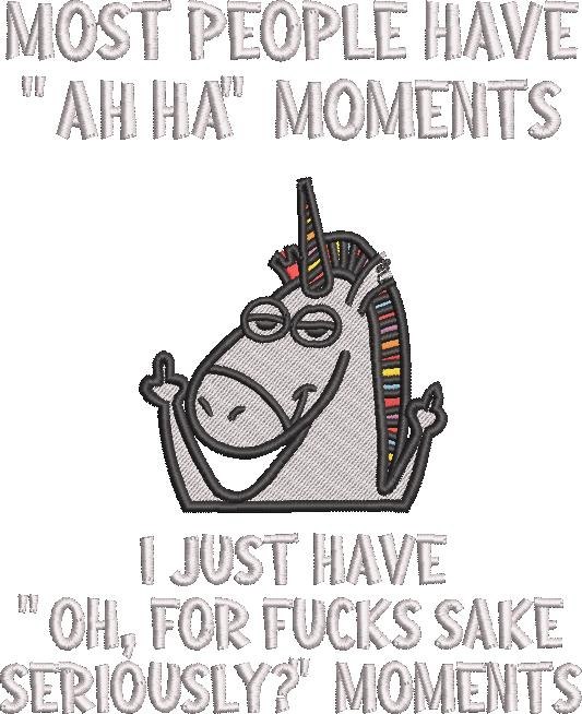 AH Ha Moments Funny Unicorn Quote AH Ha Moments Funny Unicorn Quote