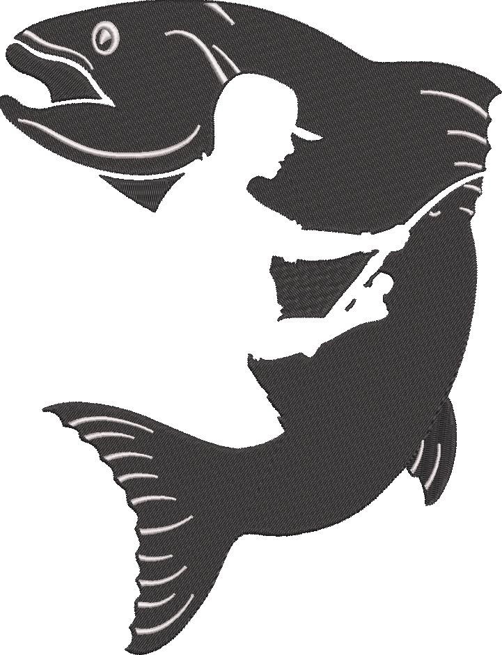 Fish And Fisherman Silhouette Fish And Fisherman Silhouette