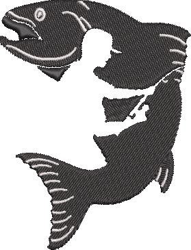 Fish And Fisherman Silhouette Fish And Fisherman Silhouette