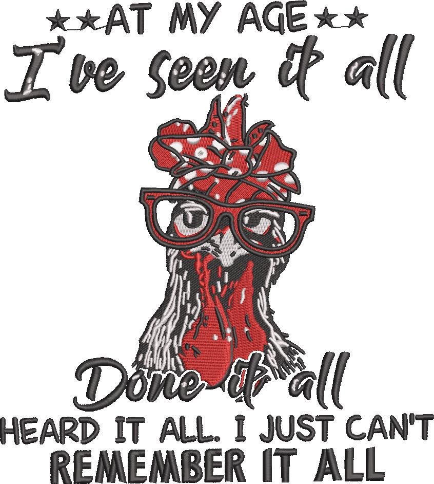 At My Age Funny Chicken Quote At My Age Funny Chicken Quote