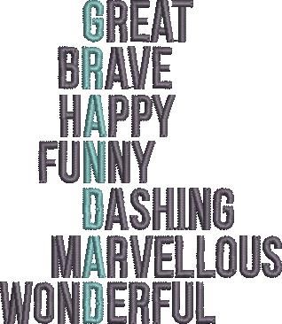 Love Granded Word Art Love Granded Word Art