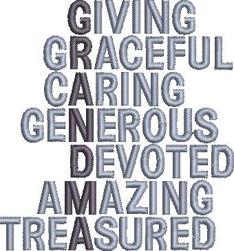 Love Grandma Word Art Love Grandma Word Art