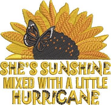 Shes Sunshin Mixed With A Little Hurricane Shes Sunshin Mixed With A Little Hurricane