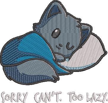 Sorry Cant Too Lazy