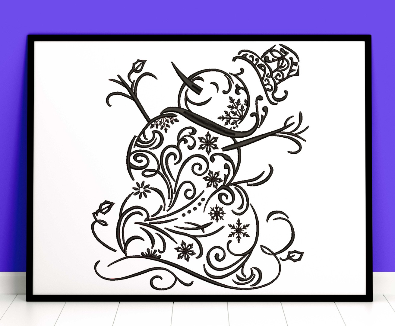 Filligree Snowman Filligree Snowman