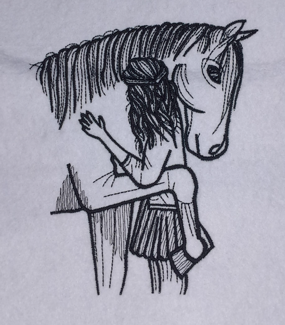 Girl Hugging Horse Girl Hugging Horse