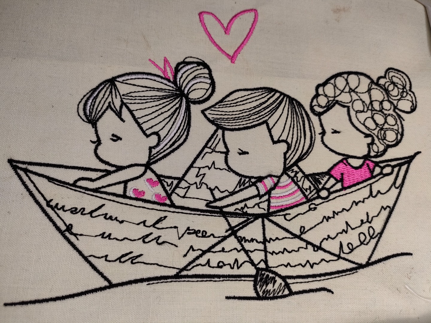 Boat Embroidery Pattern Boat Embroidery Pattern