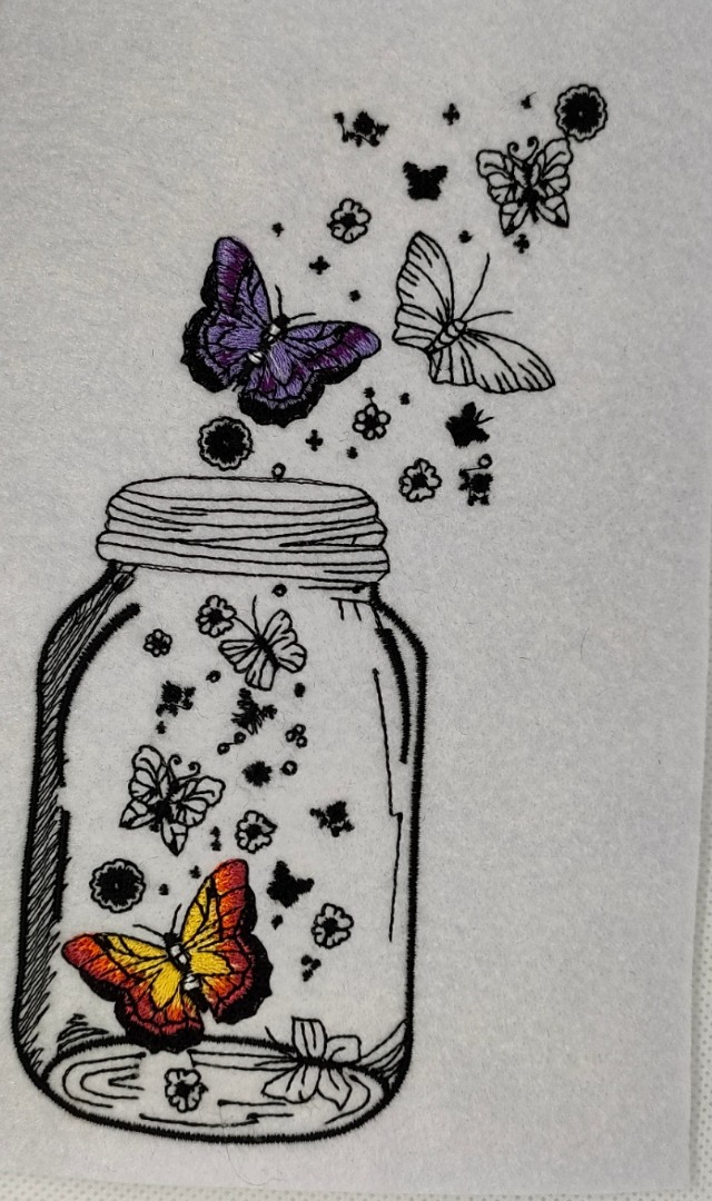 Butterflies In Jar