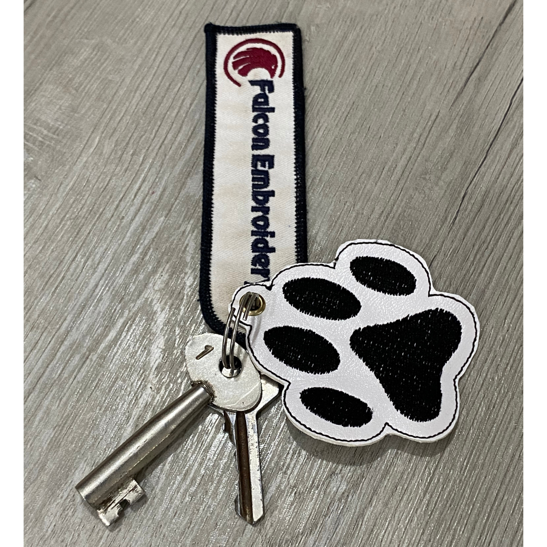 Cat Paw Key Fob