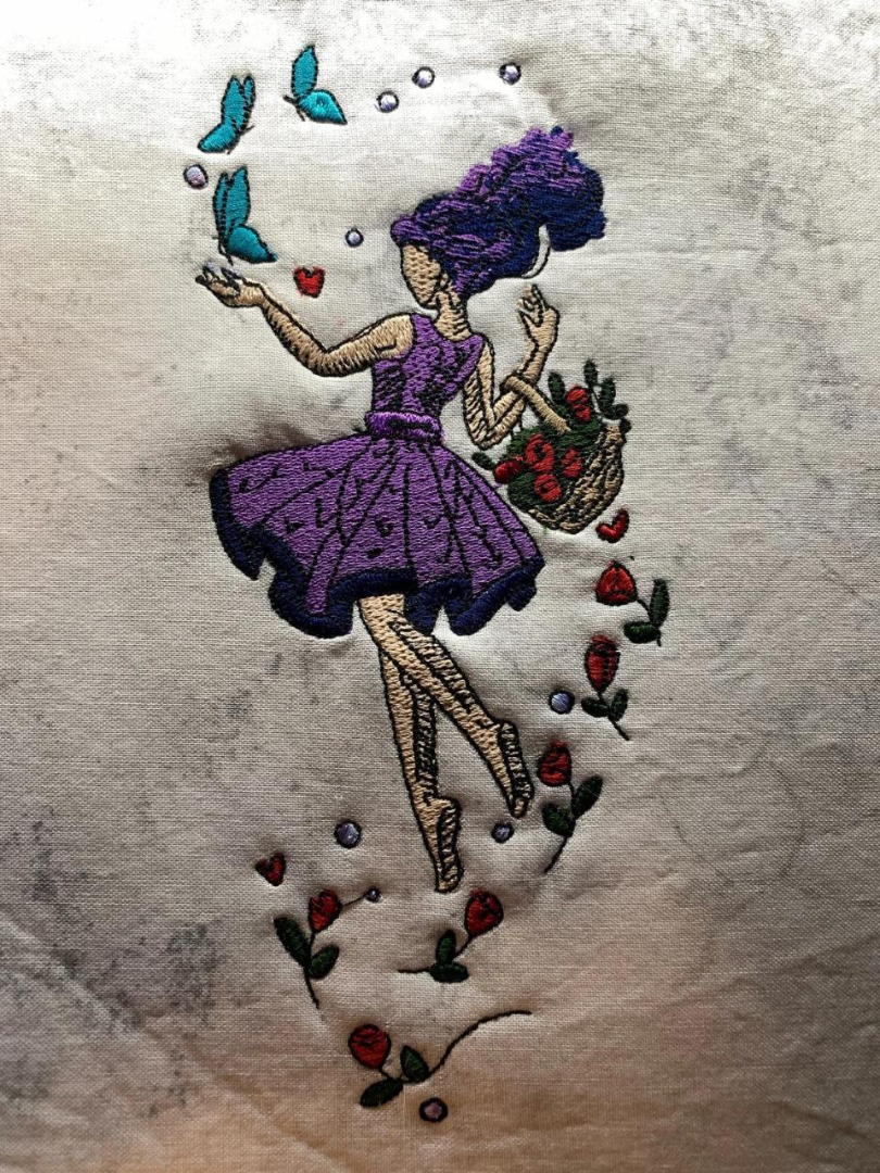 Girl With Flowers