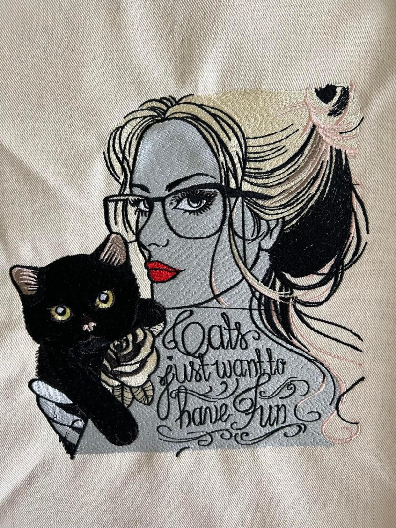 Cats Just Want To Have Fun Girl Quote