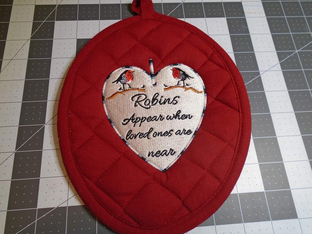 Robins Appear Heart Quote