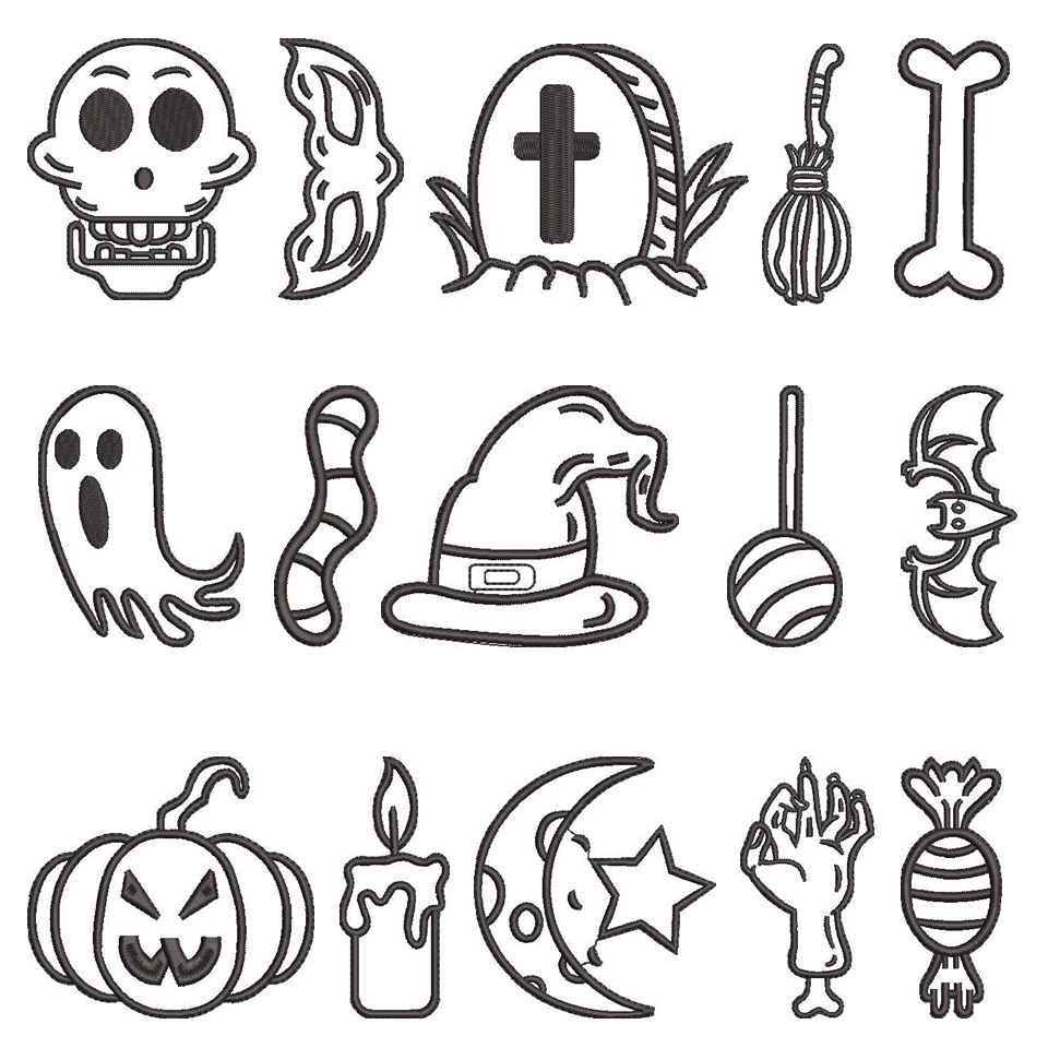Halloween Patch Collection Halloween Patch Collection