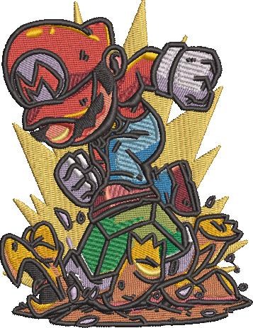 Adventurous Plumber Smash Turtle