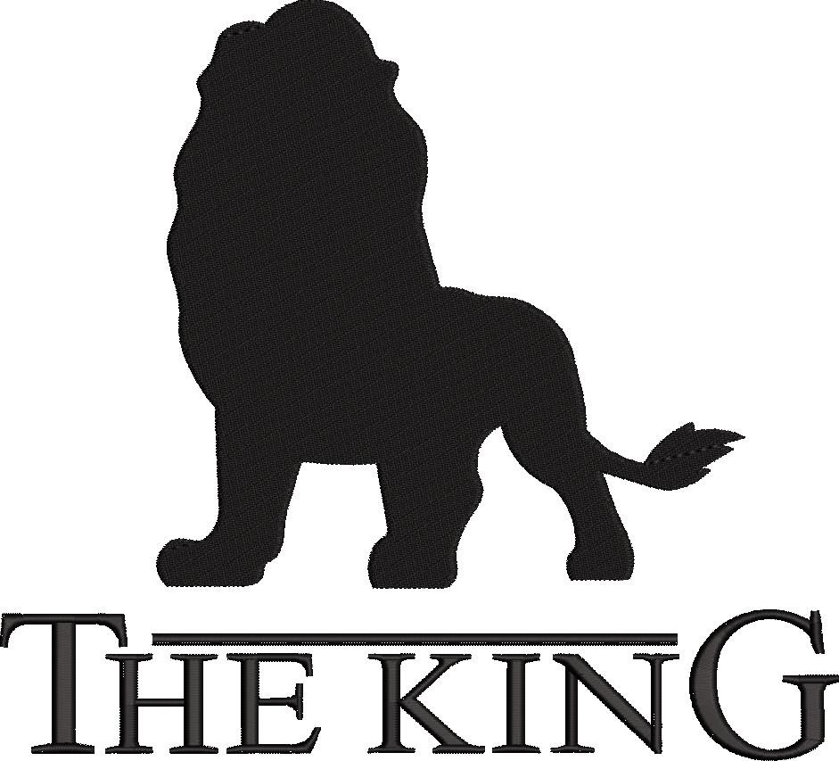 The King Embroidery Design The King Embroidery Design