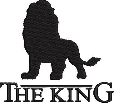 The King Embroidery Design The King Embroidery Design