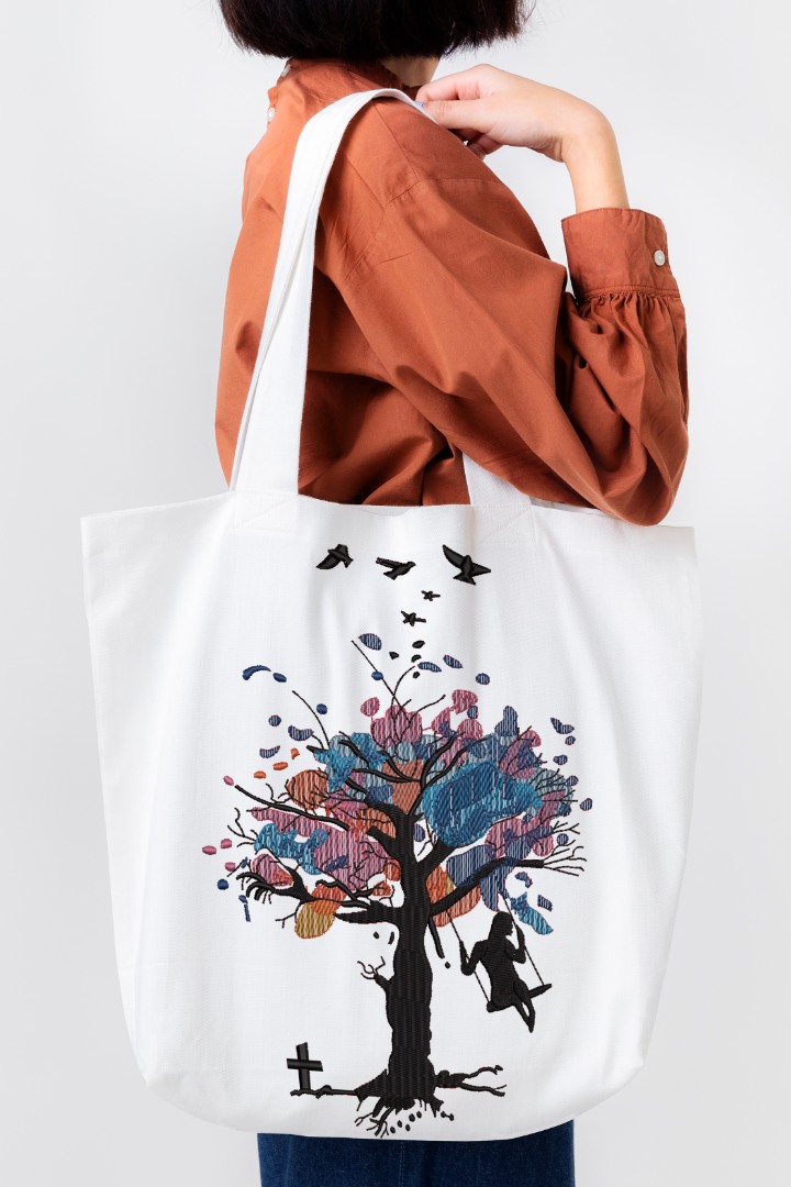 Color Tree Scene Color Tree Scene