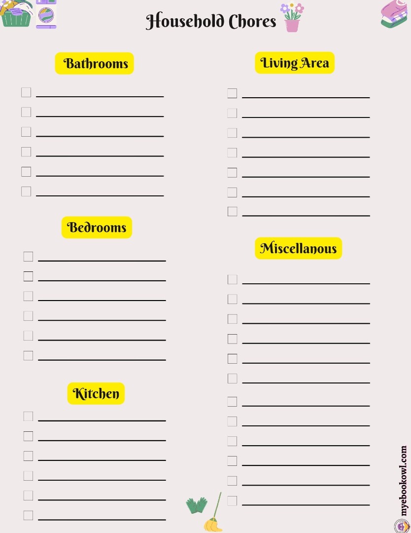 Household Printables
