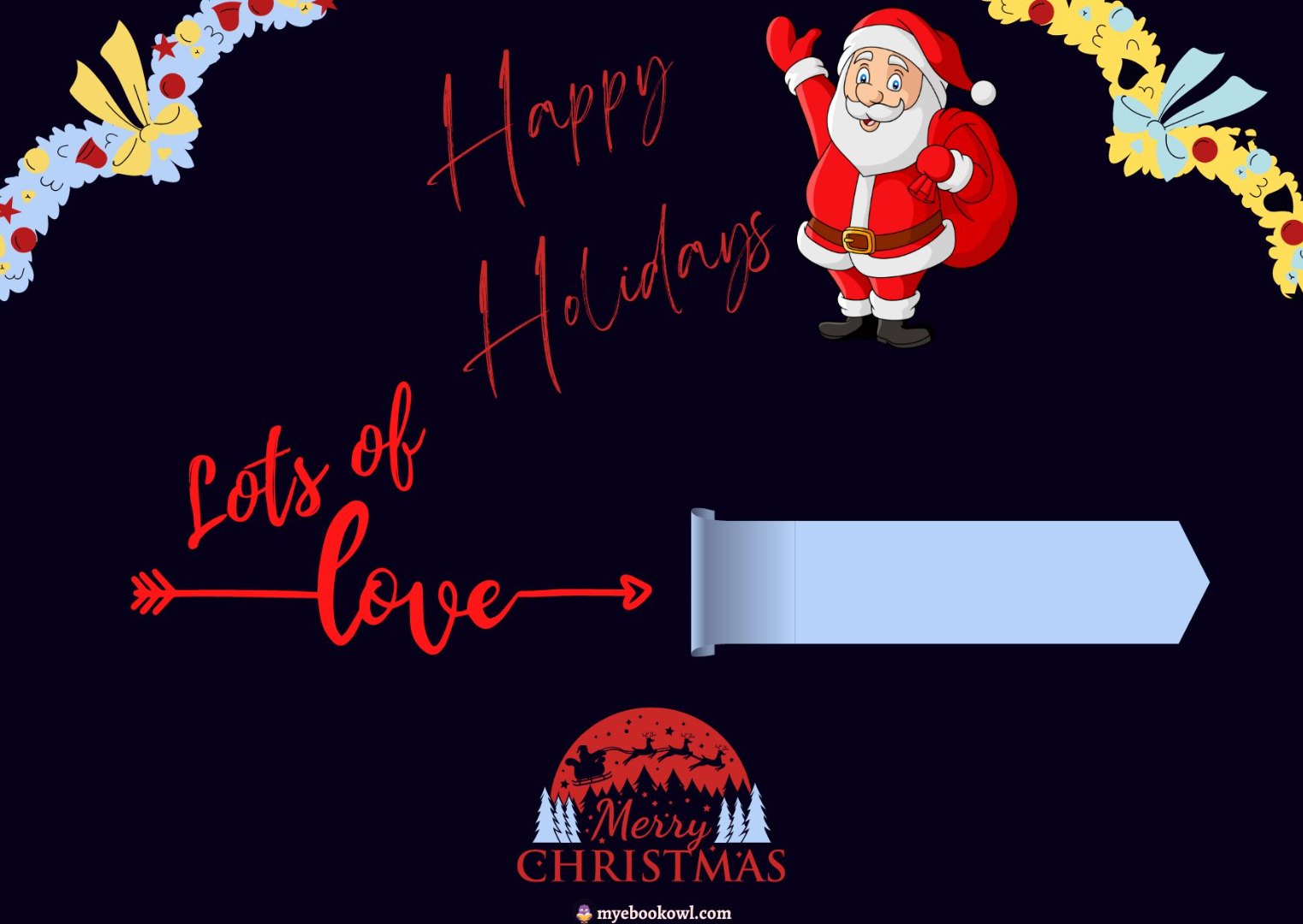 Christmas Landscape Printable Cards Christmas Landscape Printable Cards